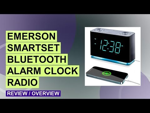 Emerson Smartset Alarm Clock Radio Review: Bluetooth Speaker & USB Charging
