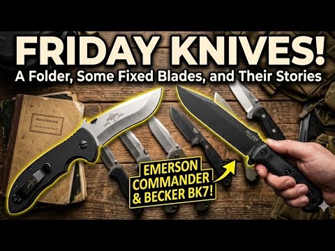 Friday Knives! A Folder, Some Fixed Blades, and Their Stories