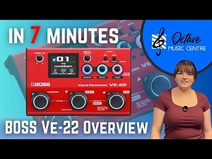 BOSS VE-22 Vocal Processor in 7 Minutes - Demo & Features