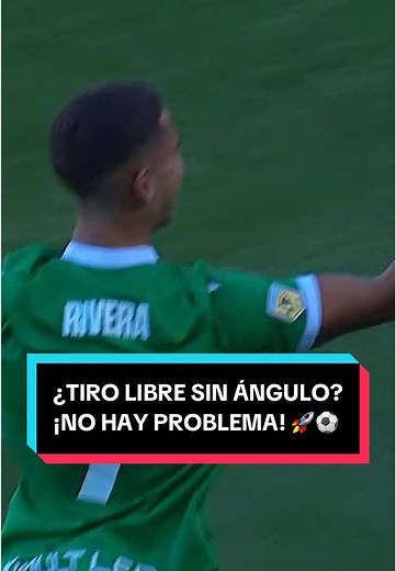 Golazo de tiro libre desde poco ángulo