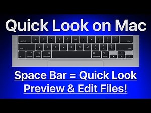 How to use Quick Look to instantly preview or even edit files on your Mac! #mactips #macos #macbook