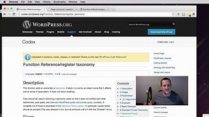 How to Create a Custom WordPress Taxonomy Part 7 - YouTube