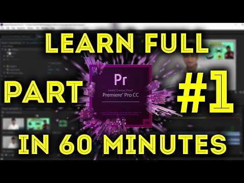 Adobe Premiere Pro Full Tutorial For Beginners 2016 In Hindi - Part 1