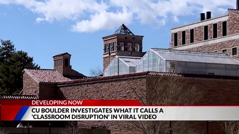 CU Boulder investigating 'classroom disruption' in viral video