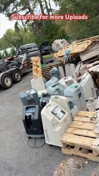 Breaking down heart monitors for scrap