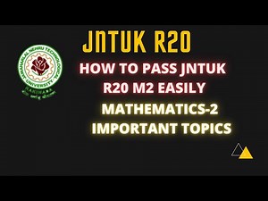 jntuk r20 M2 important topics
