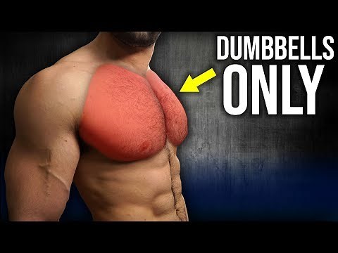 5min Home CHEST Workout (DUMBBELLS ONLY / NO BENCH!!)