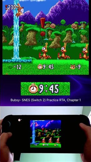 Bubsy Speedrun Practice SNES (Switch 2) Ch 1 #speedrunning #retrogaming #speedrun #retro