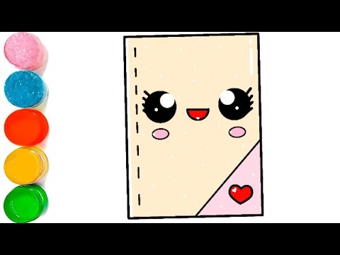 How to Make a Cute Kawaii Notebook 📓 Easy DIY for Kids😍
