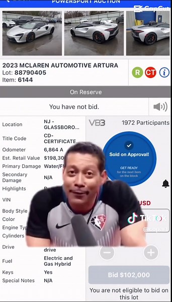 Counter Bids in Auto Auctions: The Fast Reflexes