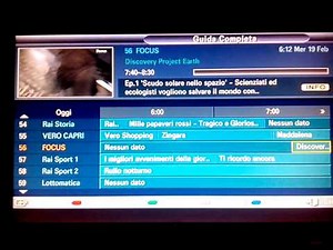 Zapping DVB T Roma Part 1