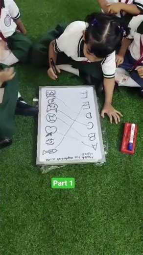 Matching alphabets with object.This activity will helps kids to enhance their letter recognition .