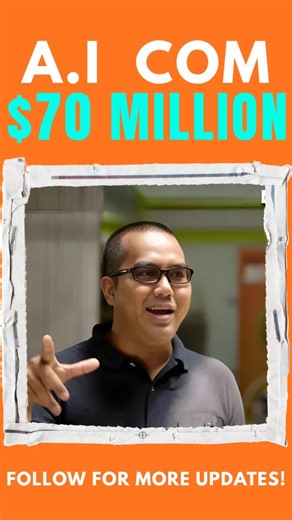 BUSINESS | STARTUP | MARKETING on Instagram: "In 1993, it is claimed that a Malaysian teenager purchased the domain AI.com for just $100. Decades later, the domain was reportedly sold for around $70 million (approximately ₹634 crore). If true, this would be one of the most remarkable domain investment stories ever — showing how digital assets can grow in value over time. 🌍💻 The rise of Artificial Intelligence has significantly increased the value of short, premium domain names. However, online