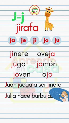 Palabras con la Letra J: Aprendizaje Divertido para Niños