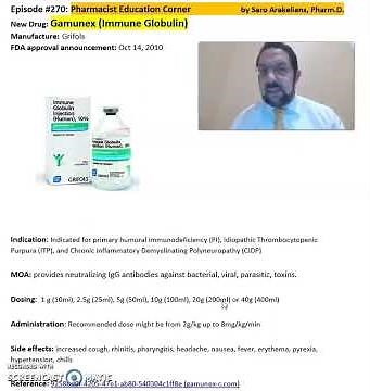 Gamunex (Immune Globulin)- primary humoral immunodeficiency (PI)
