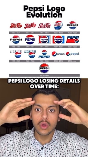 Abdul3737 | Pepsi logo evolution 🥤 #pepsi #memes #relatable #iykyk #abdul3737 #fypシ #explore #foryoupage #random #reels | Instagram