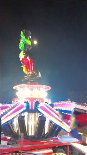 Funfair Ride Let's Dance Jump & Smile, Worcester Victorian Christmas Fayre