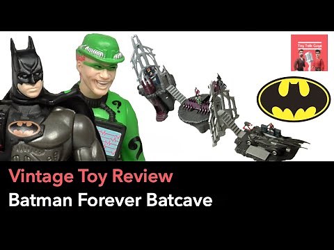 Batman Forever Batcave Playset Review - Vintage Toy Review - The Dark Knight