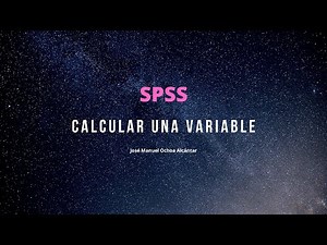 Calcular variable en SPSS