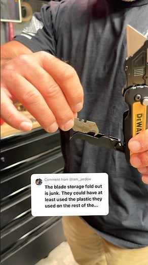Underrated DeWALT Utility Knife Feature!