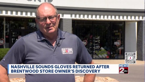 Brentwood store owner helps recover 13 baseball gloves stolen from Nashville Sounds players
