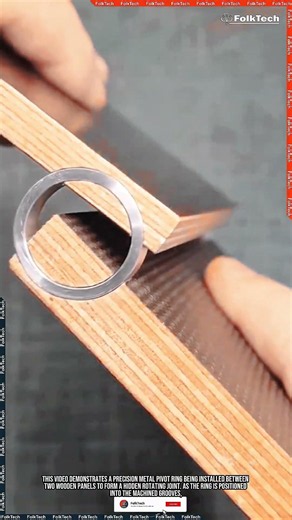 Pivot Ring Tool: Smooth Rotating Wood Joint #tool #tools #innovation