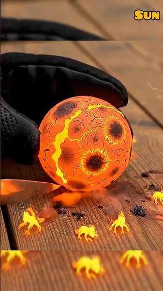 AI ASMR Slicing Solar System #aiasmr #asmrsounds #asmrcutting #asmrshorts