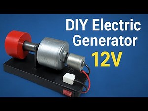 electric generator science project working model
