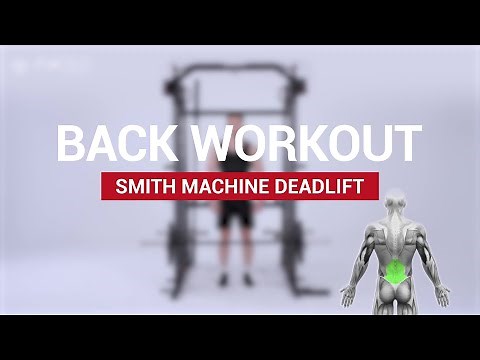 【"zero to max" training videos】【Back 03/03】|Smith Machine Deadlift (M4-2.0)
