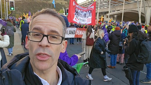 We're marching today in Edinburgh alongside thousands of others to say together #WeDemandBetter. On poverty, on care, on better work, on fair and fast climate action. We can do so much better. https://www.scotland-demands-better.com/ | Oxfam Scotland