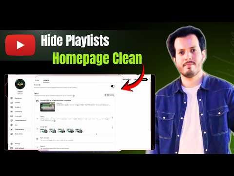 How To Hide Playlists From Your YouTube Channel Homepage (Clean Layout Guide)