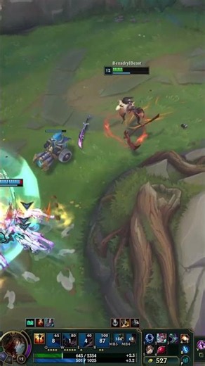 Fiddlesticks Antigank 1v2 #shorts