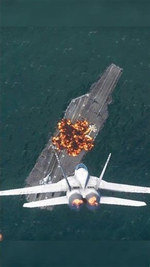 F18 Super Hornet missile launch on Aircraft Carrier|#f18 #fighterjet #missilelaunch #missile #short