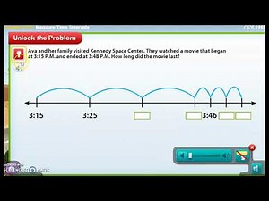 Go math 3rd grade lesson 10.3 elapsed time