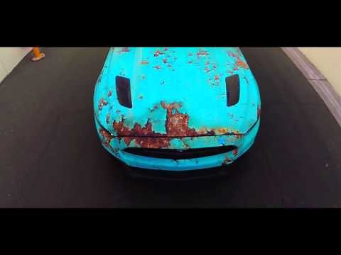 Las Vegas Car Wraps | Rust Wrap Mustang