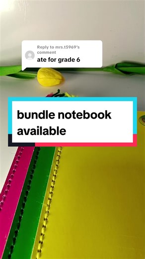 Replying to @mrs.t5969 ayan bhi meron pa available...#notebook #bundlenotebook #schoolsuplies #backtoschool #fyp #viral