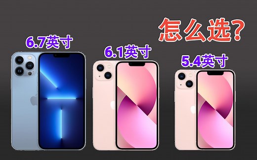 不同尺寸的iPhone该如何选择？各个版本优缺点明显，别选错了！