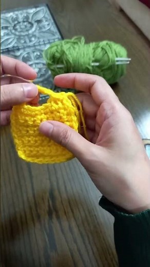 crochet mini purse for beginners
