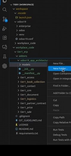 Create Odoo 19 App Architecture in 50 Seconds!