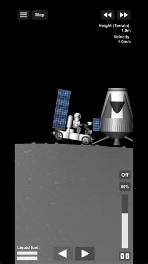 Created NASA's original Moon Rover in Space flight Simulator!🌑🚗#MoonRover​​#PlanetsChallenge​