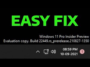 How To Remove Evaluation Copy Watermark On Windows 11 Insider