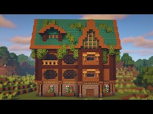 Minecraft: How To Build A Large Fantasy House Tutorial