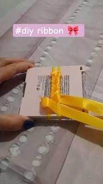 #EASY DIY/ Ribbon Hair Tie ✨ | #Simple, Cute #Handmade #trendingshorts #viral #diycrafts #trends