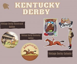 Vintage Derby decor is the way to go! Shop in-store or at Caufields.com for all of your Kentucky Derby merchandise. #kentuckyderby #derby #derbyparty #LouisvilleKY #KentuckyDerby2023 #churchhilldowns #runfortheroses #decor | Caufield's Novelty