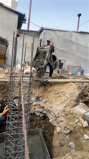 Team Bhargo on Instagram: "How to Pour Concrete from Cart to Isolated Footing? Pokhara Site Action! Worker pouring concrete from cart straight into isolated footing on our Pokhara project! Smooth transfer for even fill around rebar – critical for strong column bases in Gandaki residential builds. 💦🏗️ How do you handle concrete pours on your sites? Share your tips below!#construction #foryou #buildit #teambhargo #civilengineering"