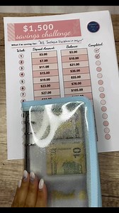 $1,500 Savings Challenge #cashstuffing #CashEnvelopes #cashenvelopesystem #budget #budgetbinder #budgeting #baddiesandbudgets #cashenvelopesystem | Budget Save And Blog