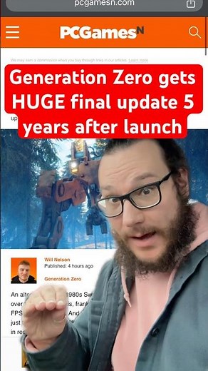 Generation Zero gets HUGE final update 5 years after launch #generationzero #videogames #steam