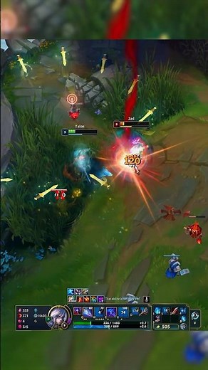 Talon 1hp vs ZED #leagueoflegends #wildrift #lolshorts #riotgames #talon