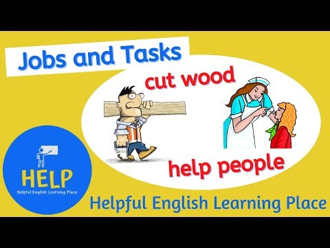ESL Occupations and Tasks: What do they do?