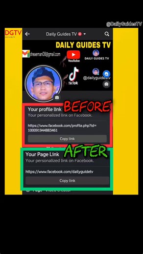 122 reactions · 42 shares | Paano palitan ang FACEBOOK PAGE URL LINK | Saan makikita ang Facebook PAGE URL #CostumizeFacebookURL #PalitanFacebookPageLink #SaanMakikitaFacebookURLlink ##FacebookURL #FBPageLINK #dailyGuide #ernanshea #Fyp | Daily Guides TV | Facebook